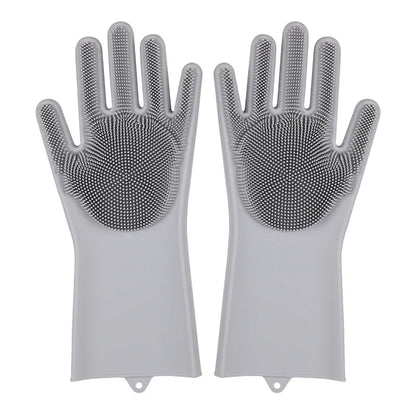 Magic Silicone Dishwashing Gloves