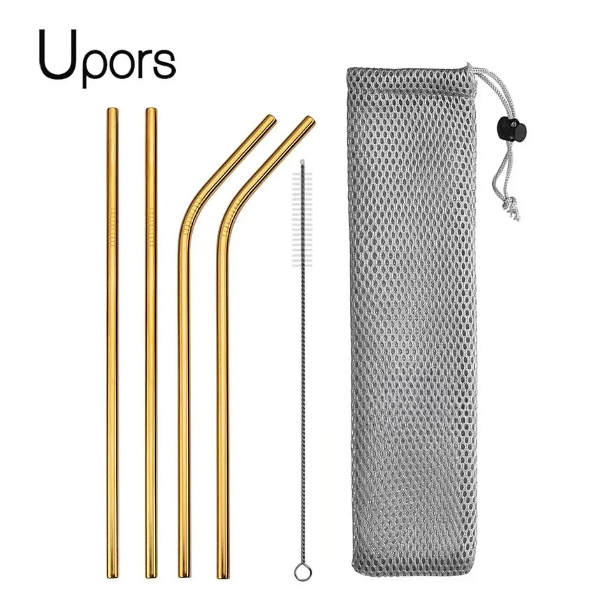 Reusable Stainless Steel Drinking Straws