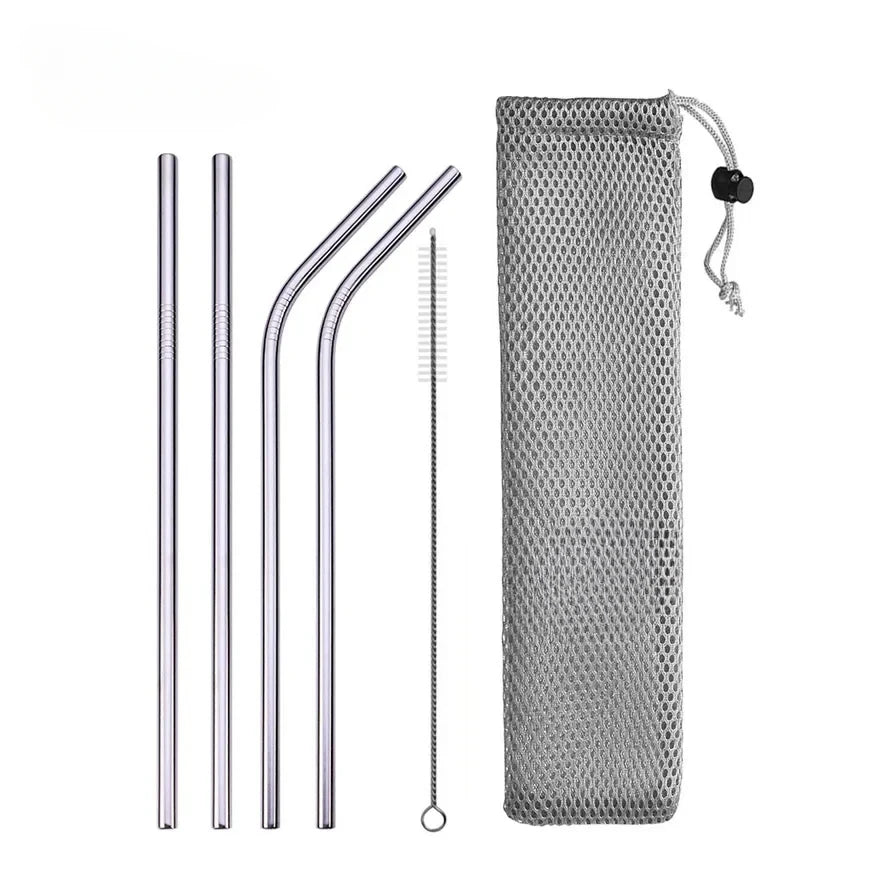 Reusable Stainless Steel Drinking Straws