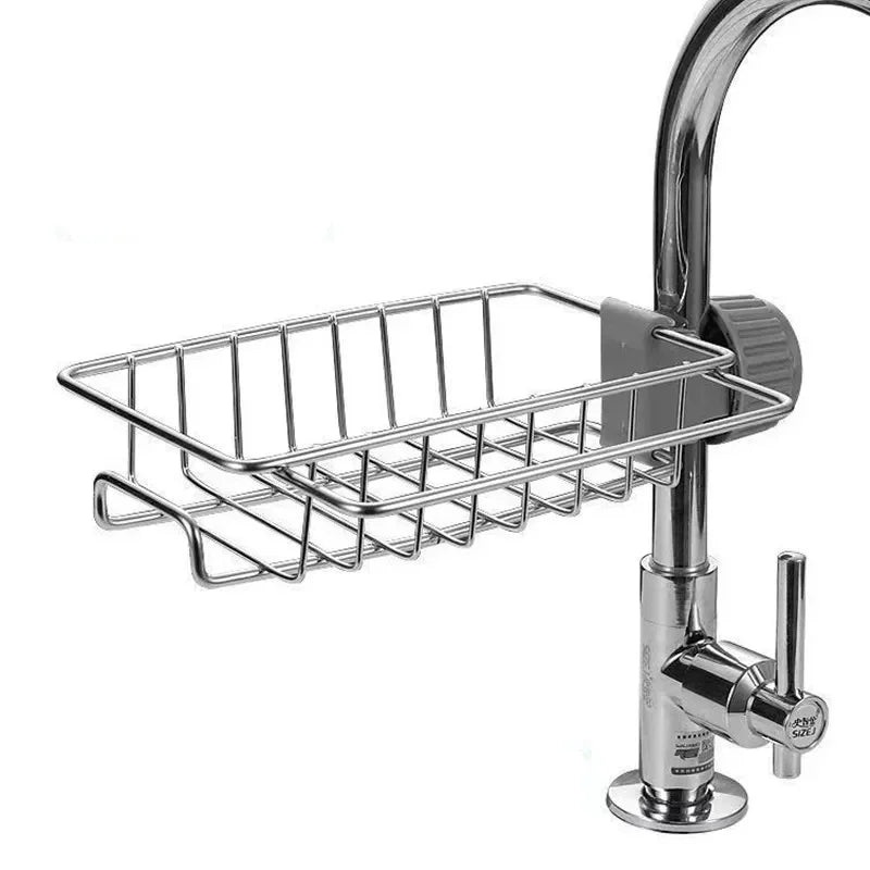 Stainless Steel Faucet Sponge Holder