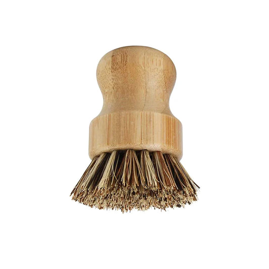 Bamboo Dish Scrub Brushes Set