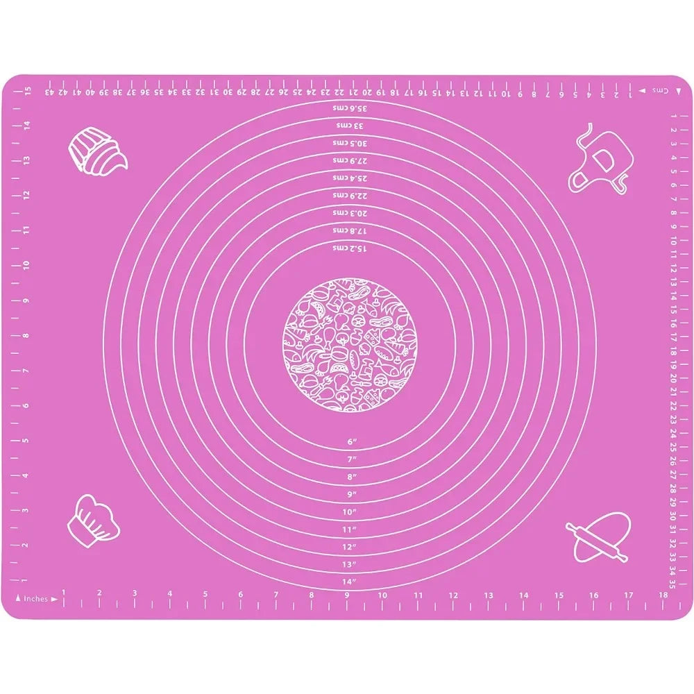 Non-Stick Silicone Baking Mat with Measurements