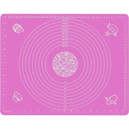 Non-Stick Silicone Baking Mat with Measurements