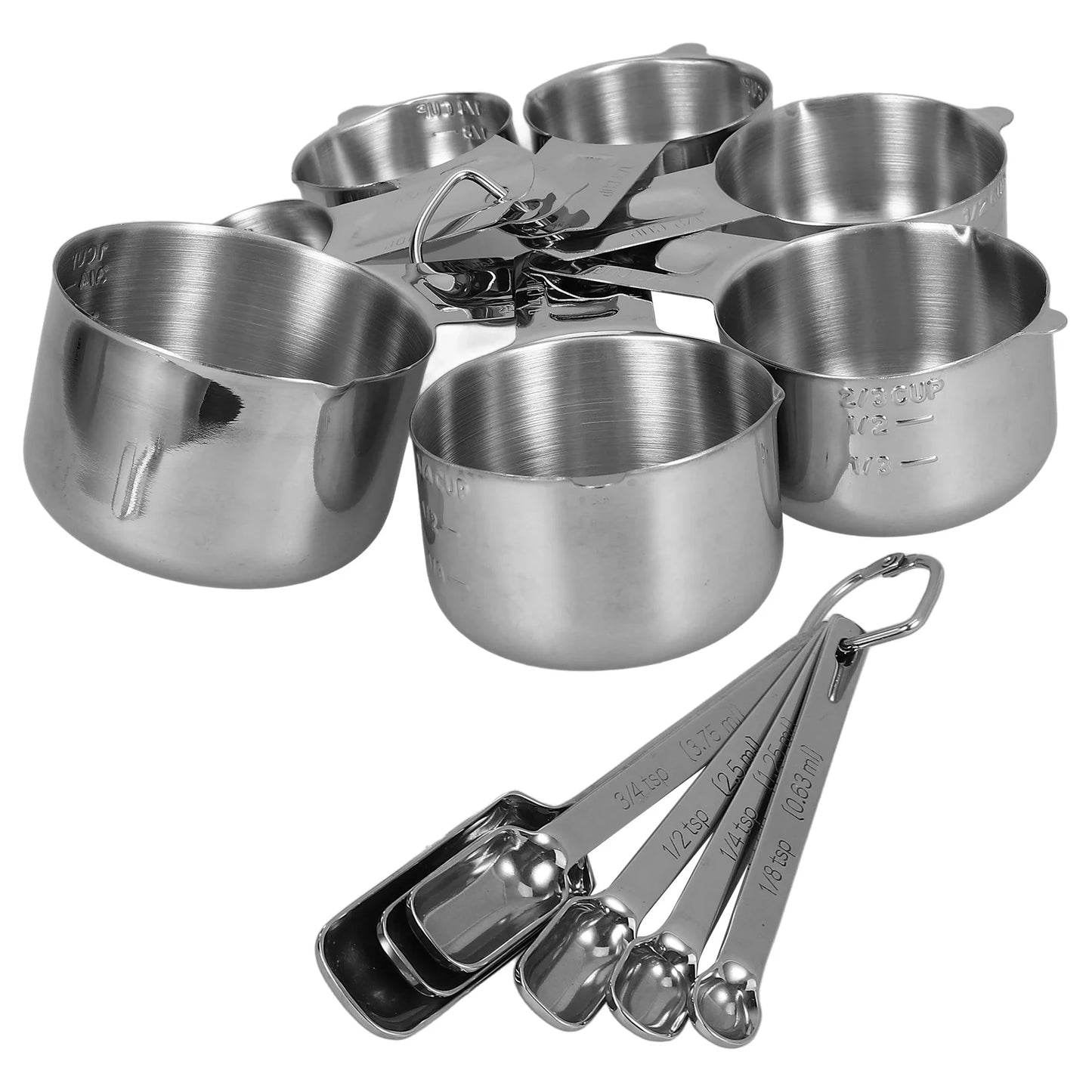 Stainless Steel Measuring Set