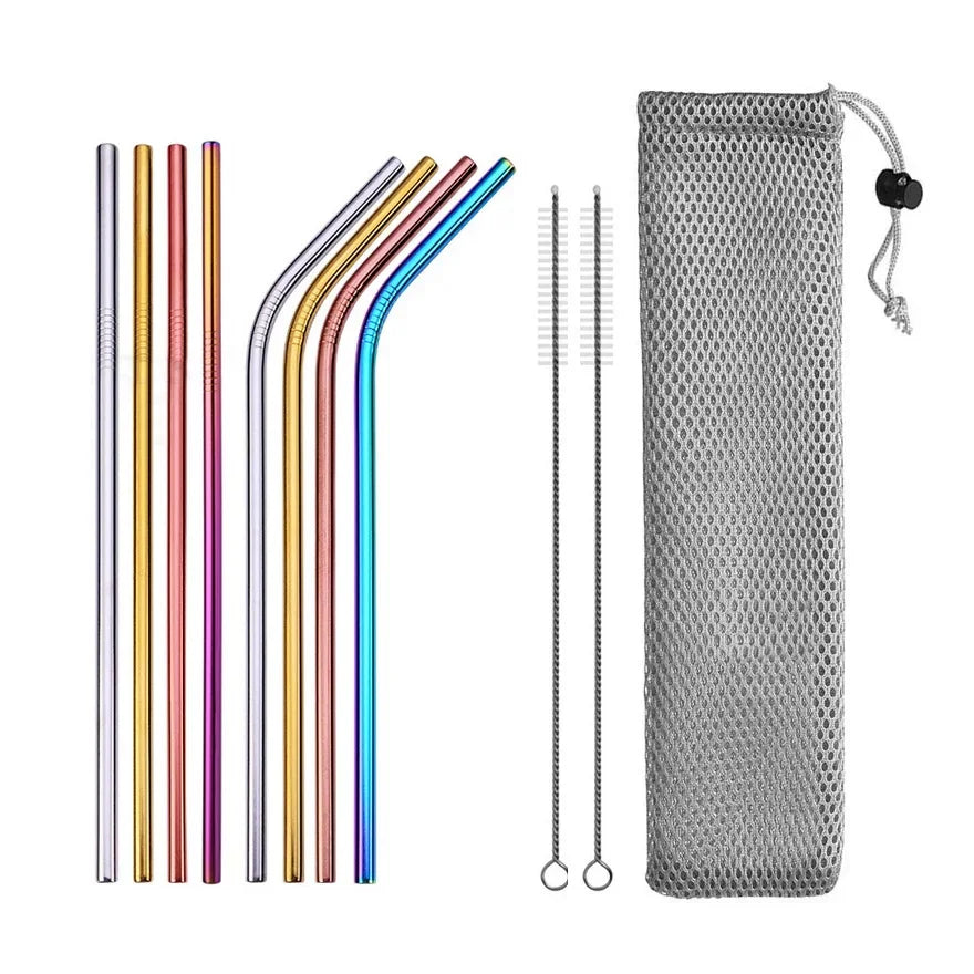 Reusable Stainless Steel Drinking Straws