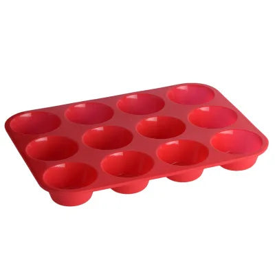 12-Cup Silicone Muffin & Cupcake Baking Pan