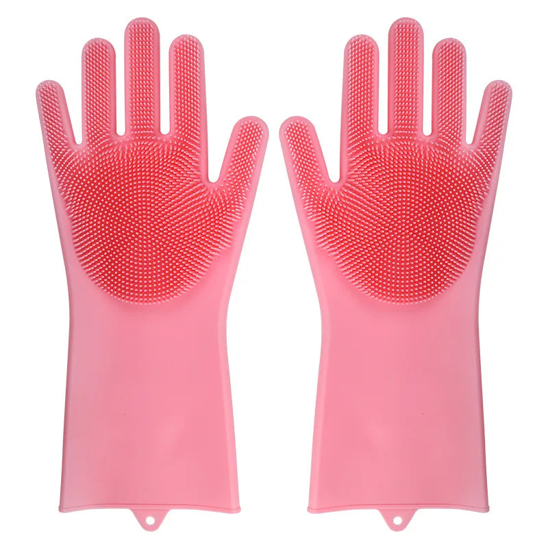 Magic Silicone Dishwashing Gloves