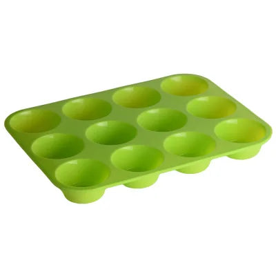 12-Cup Silicone Muffin & Cupcake Baking Pan