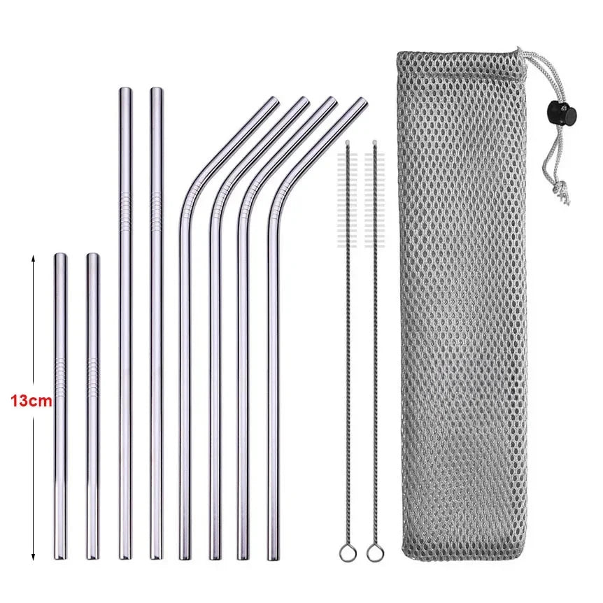 Reusable Stainless Steel Drinking Straws