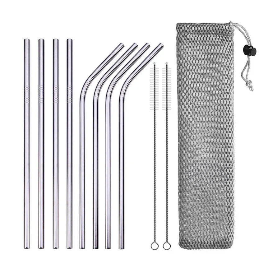 Reusable Stainless Steel Drinking Straws